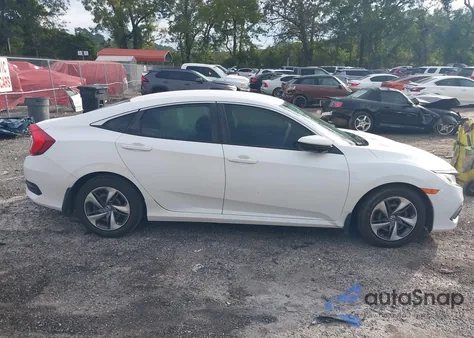 2020 Honda Civic Lx из США, поврежденный, VIN 2HGFC2F62LH505337